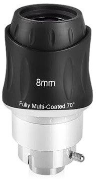 Telescope Eyepiece, 70-Grad-Autofokus 5 mm 8 mm 13 mm 17 mm 22 mm Okular 1,25/2 Zoll Dual-Interface-Zubehör ，Parts(1.25 or 2 inch 8mm)