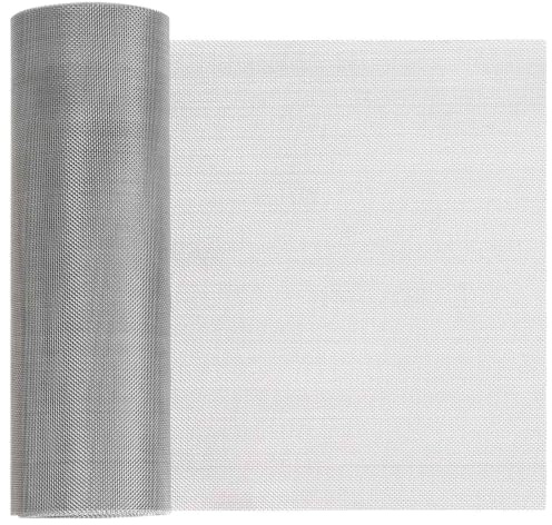 vidaXL Pantalla de Malla 20 x 1000 cm 30 Mesh Acero Inoxidable 201