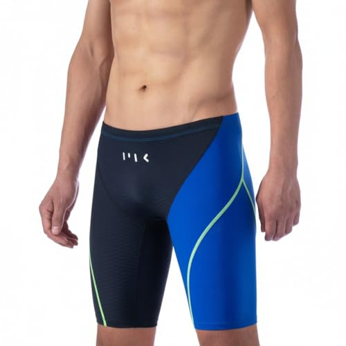MY KILOMETRE Jammer de Natación Hombre – Bañador de Tejido Plano con Cordón Resistente al Cloro, Secado Rápido, Entrenamiento y Competición, UPF 50+