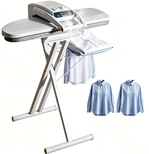 1800W Iron Press Machine,Steam Injection,300ml Tank Capacity,Commercial Support Frame Model