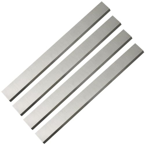 DONGGUA 203×19×3mm Planer Blades Planing Knives Resharpenable for Woodworking Tool Planer - Set of 4 Pieces