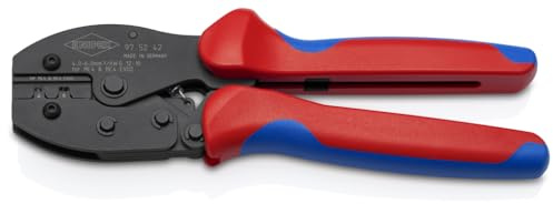 KNIPEX PreciForce Pinza per capicorda per terminali MC4/MC4 EVO 2 con impugnature multicomponente 220 mm, 97 52 42
