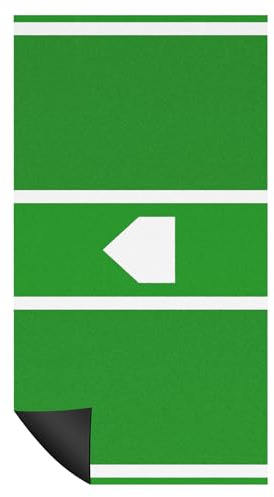 Domivans Batting Mat Baseball Hitting Mat - 9.8 ft ×4.8 ft Batting Cage Mat Design with Home Plate,Thickening Baseball and Anti Fade Turf Green