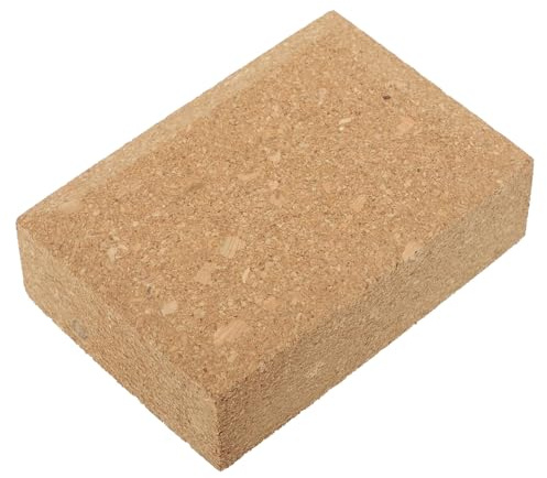DIKACA Cork Sanding Block for Leather DIY Polishing Handmade Sandpaper Holder with Bevel Edges Efficient Leather Banding Tool for Precise Hand Sanding