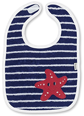 Sterntaler Klettlätzchen Erwin, Größe: 26 x 38 cm, Blau