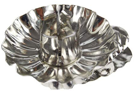 hdg 30er Set Baumkerzenhalter für Weihnachtsbaum - Kerzenhalter Silber in Zapfenform mit Clip - Made in Germany