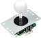 EG STARTS Arcade Classic Competition 5 Pin Stick 5P Rocker 8 maneras Joystick para PC Xbox 360 PS2 PS3 Juegos KOF SNK Arcade DIY Kit Parts Mame Jamma Machine Gaming (Blanco)