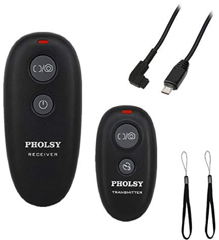 PHOLSY Caméra Télécommande sans Fil Caméra Déclencheur à Distance pour Sony a1 a9 9M2 a7M4 a7M3 a7RM2 a7RM5 a7RM4 a3500 a6600 a6500 a6400 a6100 RX100M4 RX100M6 RX100M7 RX10M4 HX99 a68 a77 a350