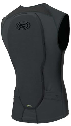 iXS Flow Weste Protektor Oberkörper Schutz Shirt Trikot DH MTB BMX Mountain Bike Downhill, 482-510-6905-009, Farbe Grau - Kinder, Größe KL