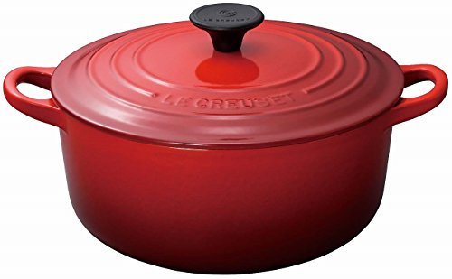 Le Creuset COCOTTE Redonda, Hierro Fundido, Cereza, 18 cm