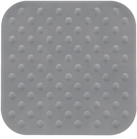 Kleine Wolke Duscheinlage Formosa, Kautschuk, anthrazit, 53 x 53 x 2 cm