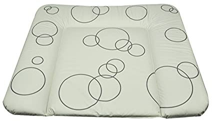 ASMI Wickelmulde 71492 Auflage Wickeltisch Soft New Circles Dark Cream 72x85cm