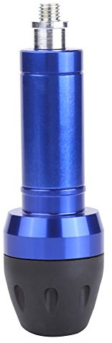 Akozon Motorcycle Frame Sliders Aluminum Alloy Exhaust Frame Sliders Motorcycle Crash Protector Crash Protector for Motorcycle Motorbike(Blue)