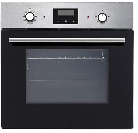 PKM Einbaubackofen F7-2 Digi | 54 Liter Garraum | Digital Display | Timer Funktion | 8 Backofen Funktionen | mit Schukostecker