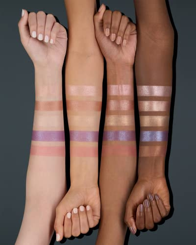 Catrice Pearl Glaze Pearly Eyeshadow & Blush Palette, Nr. C01 Joyful Shimmer Dream, mehrfarbig, 5 Farben, glitzernd, metallisch, schimmernd, holographisch (8,5g)
