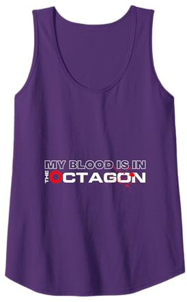 Mein Blut fließt in den Octagon Mixed Martial Arts Sport Tank Top