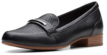 Clarks, Svart läder, 7.5 US Wide