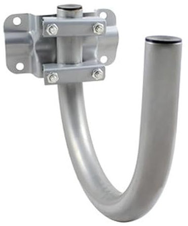Supporto per antenna parabolica, tipo U, regolabile, resistente, ideale per installazioni esterne e miglioramento del segnale TV.