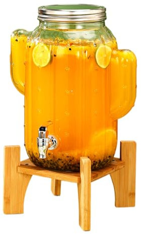 NJDQFA Máquina De Bebidas,Garrafa con Grifo,Dispensador De Bebidas,Dispensador Tarro De Agua,Dispensador De Agua para Frigorífico con Grifo,Adecuado para Fiestas,with Bracket,8L