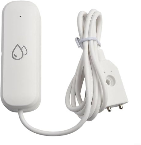 ZYNCUE Wasserlecksensor, Smart Home WiFi Wassereintauchsensor, Wasserleckdetektor WiFi, Alarm bei niedrigem Wasserstand, App-Alarm und Timing für Leckerkennung für Küche, Bad, Keller (1 Stück)