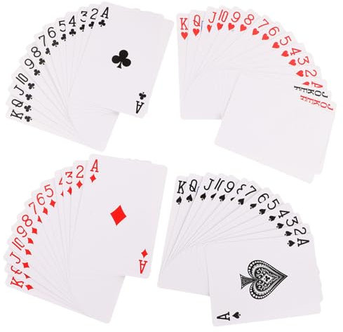 Hohopeti Papier Pokerkarten Blanko Satz Einseitig Bedruckbar Sublimations Blankokarten Für Selbstgemacht Spiele Party Und Familienspiele Leicht Und Robust