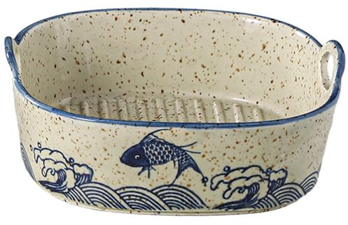 Fuente pequeña de cerámica,Bandejas Horno,Fuente para Horno,con asas de cerámica, pequeño horno para lasaña,Postres, Cocina, tiramisú, molde para hornear