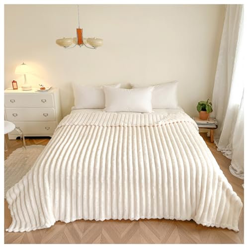 Ergocar Manta De Burbujas Grande, Súper Suave y Cálido, Sin Pérdida De Cabello,Antiestático, Cómodo y Transpirable, 78.74x90.55 Pulgadas (Aproximadamente 200x230 Cm)