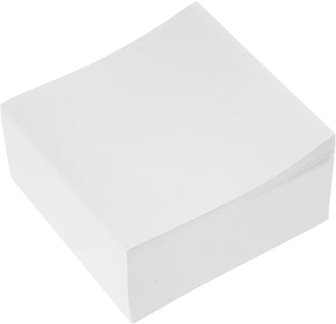 NUOBESTY Klebender Notizblock 400 Stück Papier Weiß für Büro und Zuhause