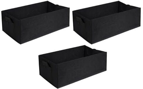 Happyyami 3pezzi Pz Borse Per Coltivazione Patate Sacchetti Non Tessuti Per Piante Contenitori Per Giardinaggio Resistente e Per Verdure e Piante Casa