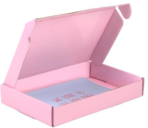 50x Maxibriefkarton Pink Lavender A6 - Versandkarton - Karton