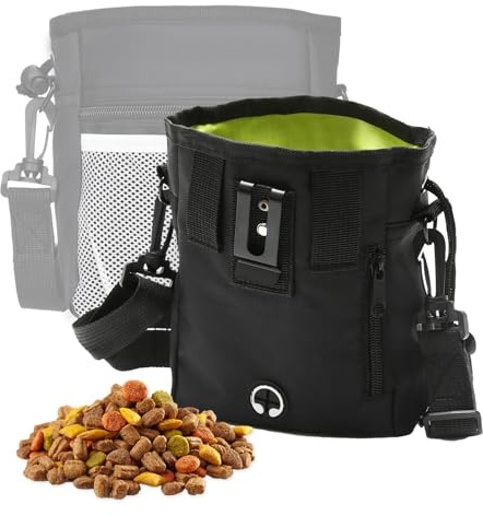 Gloryit Pochette Friandise Chien, Sacs De Transport pour Chiens, Sac à Friandises pour Chien avec Sac à Crottes, Pochettes à Friandises pour Le Dressage des Animaux De Compagnie