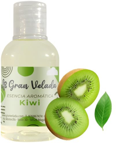 Esencia Aromática de Kiwi | Fragancia Dulce y Fresca para Cosméticos y Velas | Uso Profesional | Aroma Intenso y Versátil
