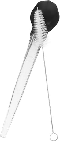 VALICLUD 1 Set Multifunctional Liquid Transfer Tool Oil Suction Seasoning Fluid Baster Cleaning Brush for Barbecue Baking Laboratory Use Portable Leakproof Design