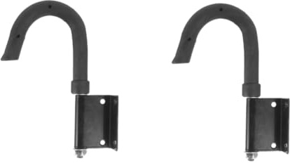 SHINEOFI 2 piezas Gancho para Escalera de Extensión de Hierro con Anticaídas Accesorio Resistente para Tejados y Exterior Ahorra y Facilita Almacenaje