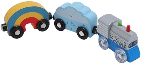 Fabater Innovatives Wettereisenbahn-Set aus Holz, Multifunktionale Spielzeugeisenbahn für die Kreativität und Unterhaltung von Kindern