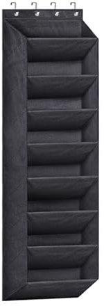 Dörrskohylla - Stövlarhängare för vägg med 8 nivåer, garderobshängare med och djupa fickor | för vägg sovrum husbilsbostad organisation