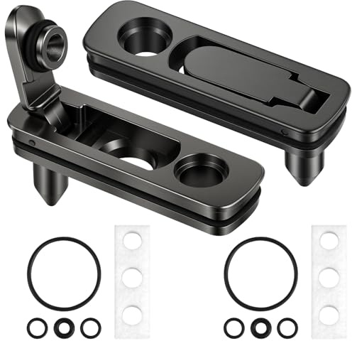 ANOMM 2pz Accessori per Zippo Accendini, Guarnizione per Inserto, Nero | Feltro di Cotone, in Metallo Contro Evaporazione, Base in Metallo per Accendino