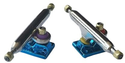 Fingerboard Trucks Professional Regular Mini Skateboard 34 mm Finger Skate Board Trucks (Blau)