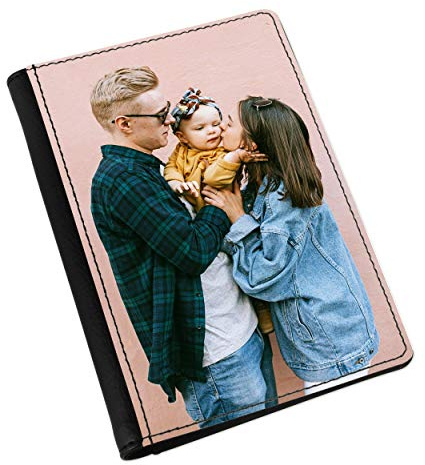 Personalisierte Benutzerdefiniert Alle Foto PU Leder Passport Halter Schutzhüllen Universelle Passform