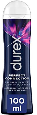 Durex Perfect Connection Lubricante de Base Silicona, Lubricación Duradera, Adecuado también para Sexo Anal, 100 ml
