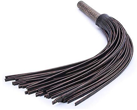 COSY-L Azotes y Látigos para el Sexo, Fetiche Azotes Culo Floggers con Mango de Madera Retro, Juguete Femenino Sumiso Femdom, Juegos de Esclavos para Adultos - Que Te Diviertas,Marrón
