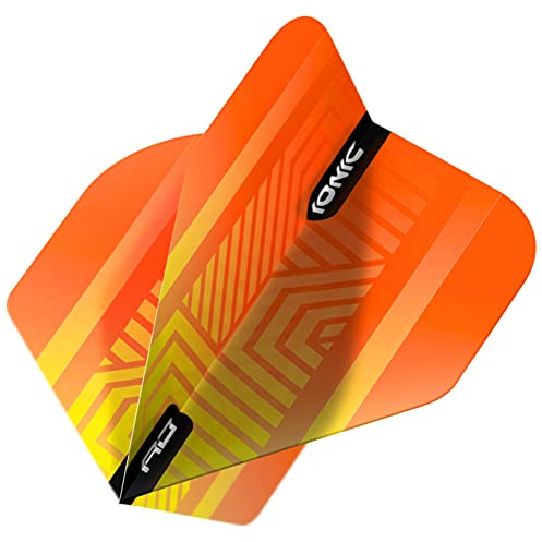 RED DRAGON Hardcore Ionic Dart Flights - 3 Sets Per Pack (9 Dart Flights in total)