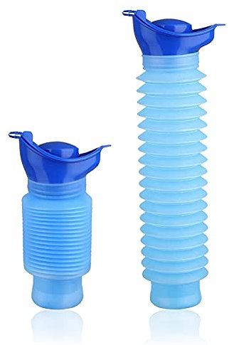 BAYINBROOK Urinoir rétractable,Urinoir Portable pour Homme et Femme,Dispositif de miction d'urgence adapté aux Voyages,au Camping et à la Marche,Bouteille d'urinoir réutilisable (A)