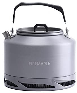 Fire-Maple XT2 Tea Kettle Camping Outdoor Hiking Picnic Pot Water Boiler for Coffee | Easy to Clean Hard Anodized Aluminum and Stainless Steel Cookware Set | Tea Pot and Coffee Pot