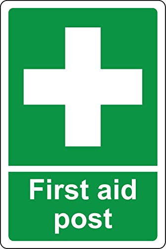 First aid post Safety sign - 1mm Plastic sign (300mm x 200mm)