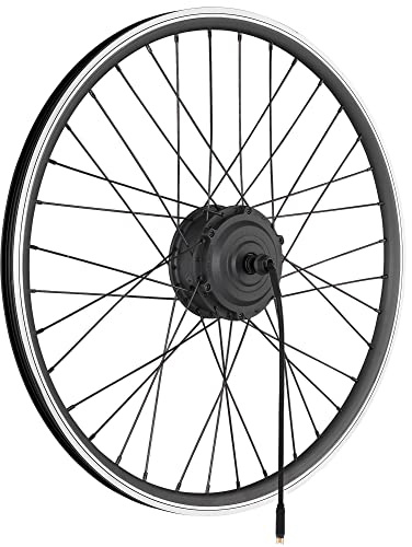 windmeile | E-Bike Nabenmotor Vorderrad, eingespeicht, Schwarz, 28', 48V/250W, E-Bike, Elektro Fahrrad, Pedelec