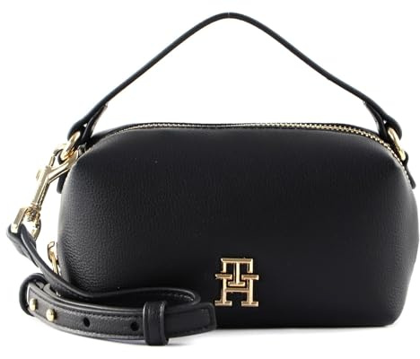 Tommy Hilfiger Damen Umhängetasche TH Casual Crossover Klein, Schwarz (Black), Einheitsgröße