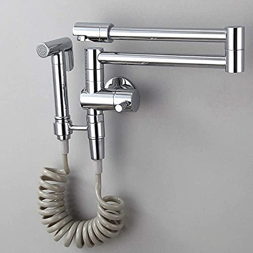 Wasserhahn Wasserhahn Nehmen Sie eine Dusche Wassersäule Alle Bronze Wasserhahn In Wand Becken Single Kalt Küchenarmatur Waschbecken Waschbecken Wäsche Pool Teleskop Bidet Wasserhahn Bidet Telefonleit