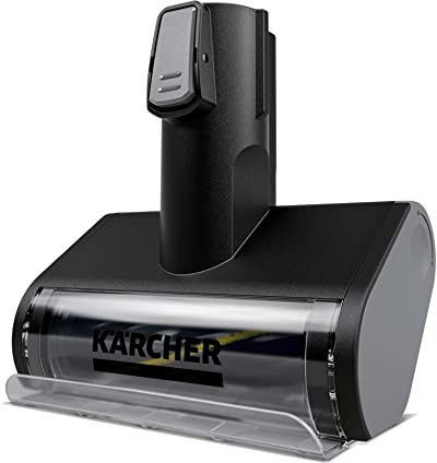 Kärcher Minicepillo turbo con cepillo de rotación, óptima recogida de pelusas y pelos de mascotas, ideal para tapicería y otras superficies, accesorio para aspiradoras VC Cordless de Kärcher