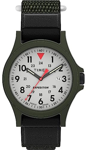 Timex Montre Analogue pour Hommes avec Une Sangle en Tissu Expedition Acadia